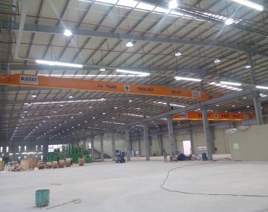 Sự khác biệt cầu trục dầm đơn và cầu trục dầm đôi
