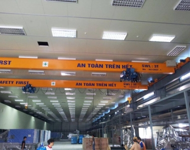 Các sự cố thường gặp khi sử dụng cầu trục, cổng trục 