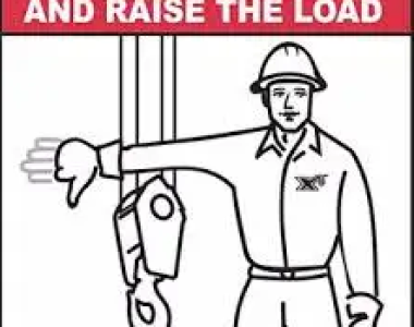 Ký hiệu khi vận hành thiết bị nâng hạ cầu trục, cổng trục