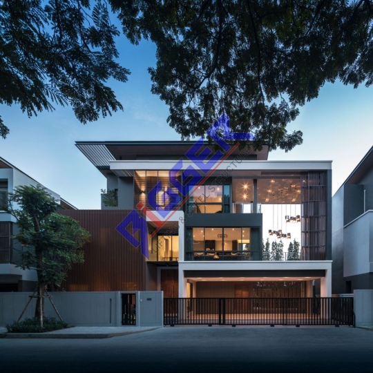 NHÀ PHỐ KHUNG THÉP MẪU 3
