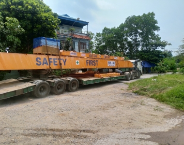 Vận chuyển dầm cầu trục dầm đơn 3 tấn từ thái nguyên đến bà rịa vũng tàu